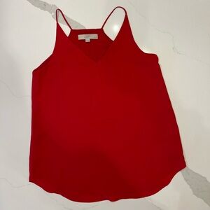 LOFT Bold Red Camisole Top
